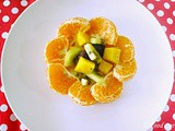 Fruit Salad with Kiwi Mango and Orange