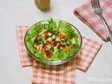 Healthy Lettuce Salad with Thousand Island Dressing