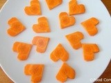 How to Cut Heart Shaped Carrots