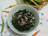 Kathurumurunga Leaves Salad