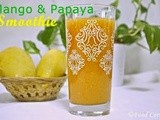 Papaya and Mango Smoothie