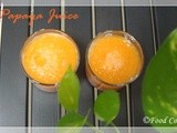 Papaya Juice with lime