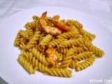 Pasta with prawns