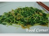 Pea Sprout & Fenugreek Sprout Stir Fry