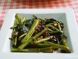 Sambal Kangkong (Kankun stir fry)