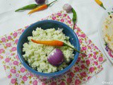 Sri Lankan Coconut Sambol with Green Chili