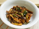 Sri Lankan Fried Brinjal Curry