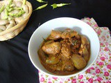 Sri Lankan Kos ata kalu pol curry (jackfruit seeds curry)