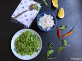 Sri Lankan Style Arugula Sambola (Arugula Salad)