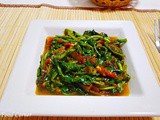 Watercress stir fry in Sri Lankan Style