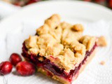 Cranberry Shortbread Bars