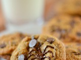 Creepy Whole Wheat Spider Chocolate Chip Cookies