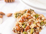 Homemade Seedy Almond Honey Kind Bars