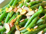 Lemon Butter Green Beans with Almonds