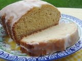 Brown Sugar Tea Cake with Moscato Glaze