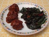  Chopped  Challenge - Meatballs in Mole Sauce with Swiss Chard