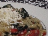  Chopped  Challenge - Red Pepper, Spinach and Feta Risotto