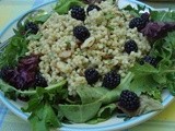 Greens 'n' Grains Salad with Fresh Blackberries