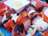 Kielbasa Kabobs for Labor Day