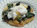 Poached Eggs with Spinach and Hash Browns