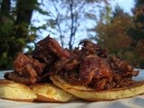 Shredded Pork Ribs with Corn Cakes