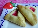 Strawberries 'n' Cream Hamantaschen