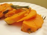 Sweet Potatoes Baked with Rosemary and Salt