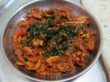 Ambadiche Suk (Dried Small White Pawns Curry)