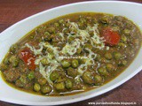 Hariyali Matar (Green Peas in Green Gravy)