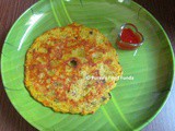 Kalingadache Thalipeeth / Dhodak ~ Watermelon Rind Pancake
