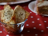 Sweet potato crisps with cumin