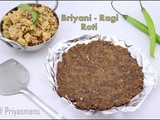 Biryani - Ragi flour Roti / Diet Friendly Recipe - 70 / #100dietrecipes