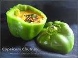 Capsicum Chutney / Bell Pepper Chutney