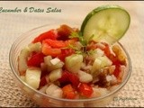 Cucumber & Dates Salsa - Shhhhh Cooking Secretly Challenge 1