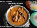 Curd Chilli Kuzhambu / Mor Milagai Kuzhambu