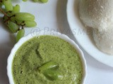 Grapes & Bell Pepper Chutney / Chutney Recipe - 52 / #100chutneys