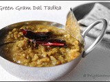 Green Gram Dal Tadka / Diet Friendly Recipe - 91 / #100dietrecipes