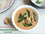 Horsegram & Walnut Chutney / Chutney Recipe - 65 / #100chutneys