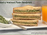 Mint & Walnut Pesto Sandwich