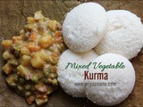 Mixed Vegetable Kurma ( Pressure cooker method )