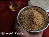 Peanut Podi / Peanut Powder