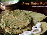 Peas Bajra Roti / Diet Friendly Recipes - 8 / #100dietrecipes