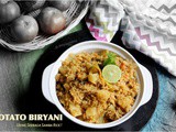 Potato Biryani Using Seeraga Samba Rice