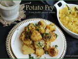 Potato Fry Using Freshly Ground Masala