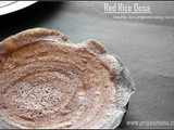 Red Rice Dosa / Diet-Friendly Recipe