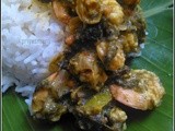 Royyalu Gongura / Prawns with Sorrel Leaves / Gongura Prawns