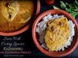 Seer Fish Curry Leaves Kuzhambu Using FishANDMeat Product
