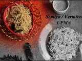Semiya Upma / Vermicelli Upma