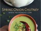 Spring Onion Chutney / Chutney Recipe - 23 / #100chutneys