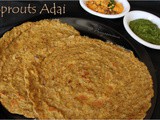 Sprouts Adai / Diet Friendly Recipe - 56 / #100dietrecipes